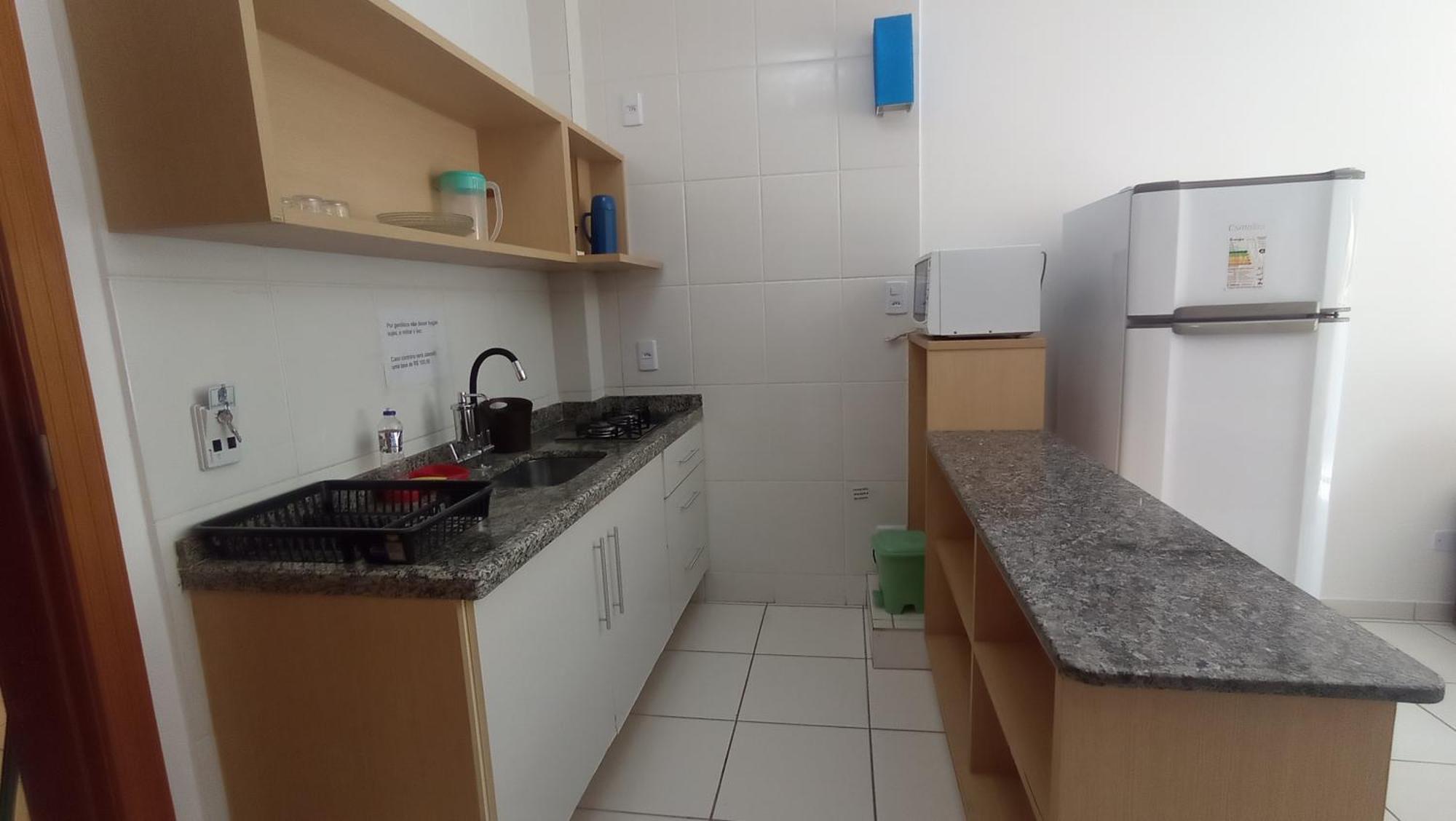 Flat No Pontal Do Lago كلدس نوفاس الغرفة الصورة